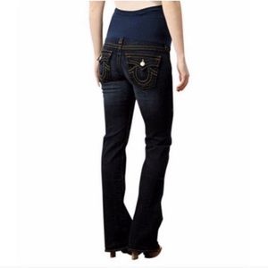 SOLD! True Religion Maternity Jeans Size 28 Boot Cut